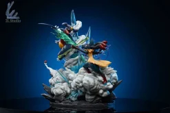 Mega Lucario vs Garchomp - Pokemon Resin Statue - 3L Studio