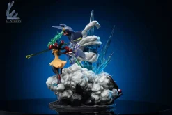 Mega Lucario vs Garchomp - Pokemon Resin Statue - 3L Studio
