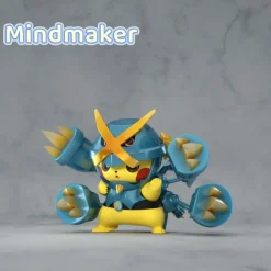 Mega Metagross Cosplay Pikachu - Pokemon Resin Statue - MindMaker Studio