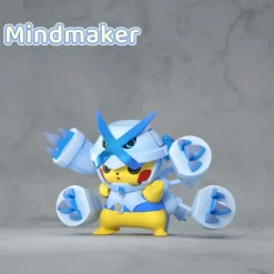 Mega Metagross Cosplay Pikachu - Pokemon Resin Statue - MindMaker Studio