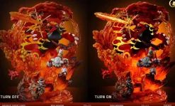 Mega Primal Groudon with LED - Pokemon Resin Statue - Crescent-Studios