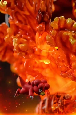 Mega Primal Groudon with LED - Pokemon Resin Statue - Crescent-Studios