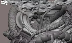 Mega Scale Gecko Moria - ONE PIECE Resin Statue - ssR Studios