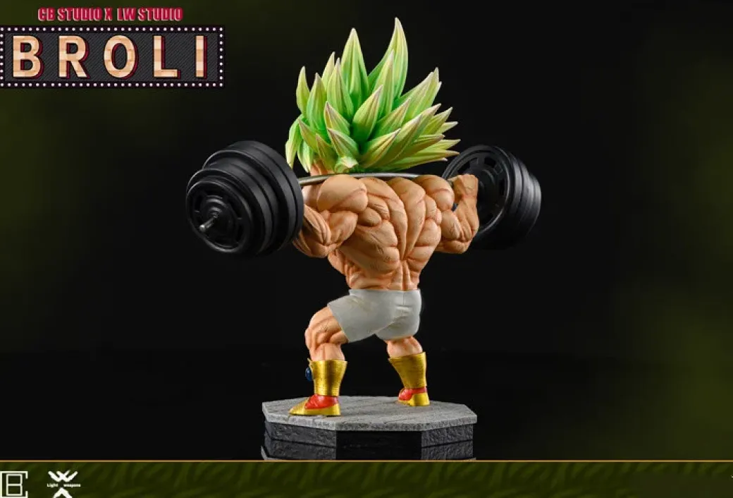 Mega SD Scale Gym Series 005 Broly - Dragon Ball Resin Statue - Cousin Brother Studio