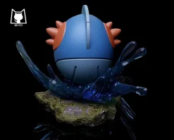 Mega Swampert & Swampert Pokeball & Mudkip Pokeball - Pokemon Resin Statue - MiKo Studio