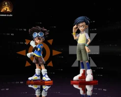 Megahouse Scale Kido Joe & Waving Gomamon - Digimon Resin Statue - MIMAN Studios