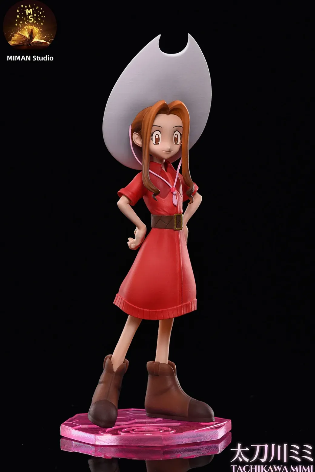 Megahouse Scale Mimi Tachikawa & Palmon- Digimon Resin Statue - MIMAN Studios
