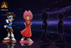 Megahouse Scale Mimi Tachikawa & Palmon- Digimon Resin Statue - MIMAN Studios