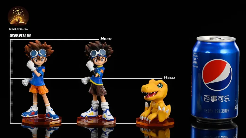 Megahouse Scale Taichi Kamiya & Agumon- Digimon Resin Statue - MIMAN Studios