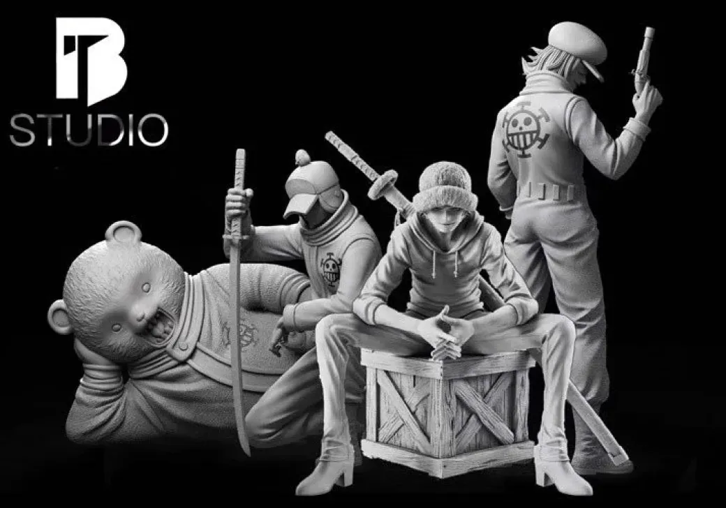 Members of Heart Pirates Shachi & Penguin - ONE PIECE Resin Statue - BT Studios