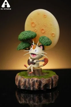 Meowth with LED & Sound - Pokemon Resin Statue - Ai_Studio