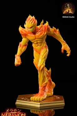 Meramon, Blue Meramon & Mojyamon - Digimon Resin Statue - MIMAN Studios