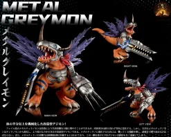 Metal Greymon - Digimon Resin Statue - MIMAN Studios