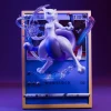 Mewtwo Coming Out From Pokemon Card - Pokemon Resin Statue - GEISHA Studio