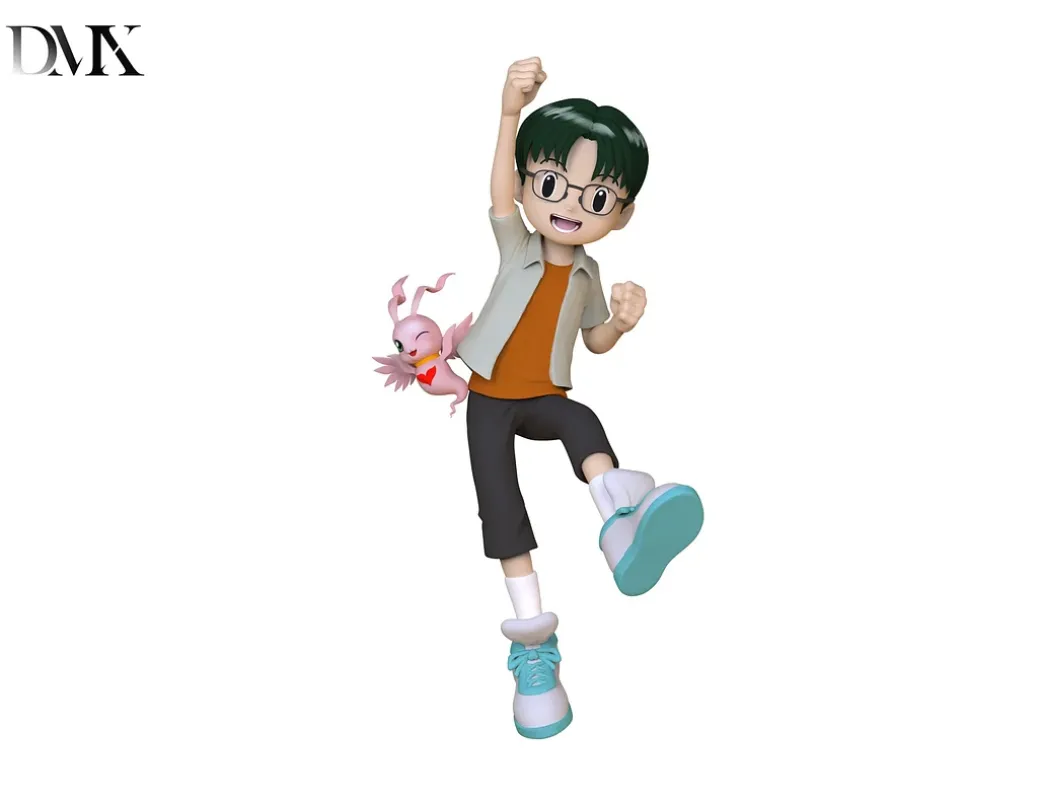 MH Scale Kenta Kitagawa & Marin Angemon - Digimon Statue - DMX Studios