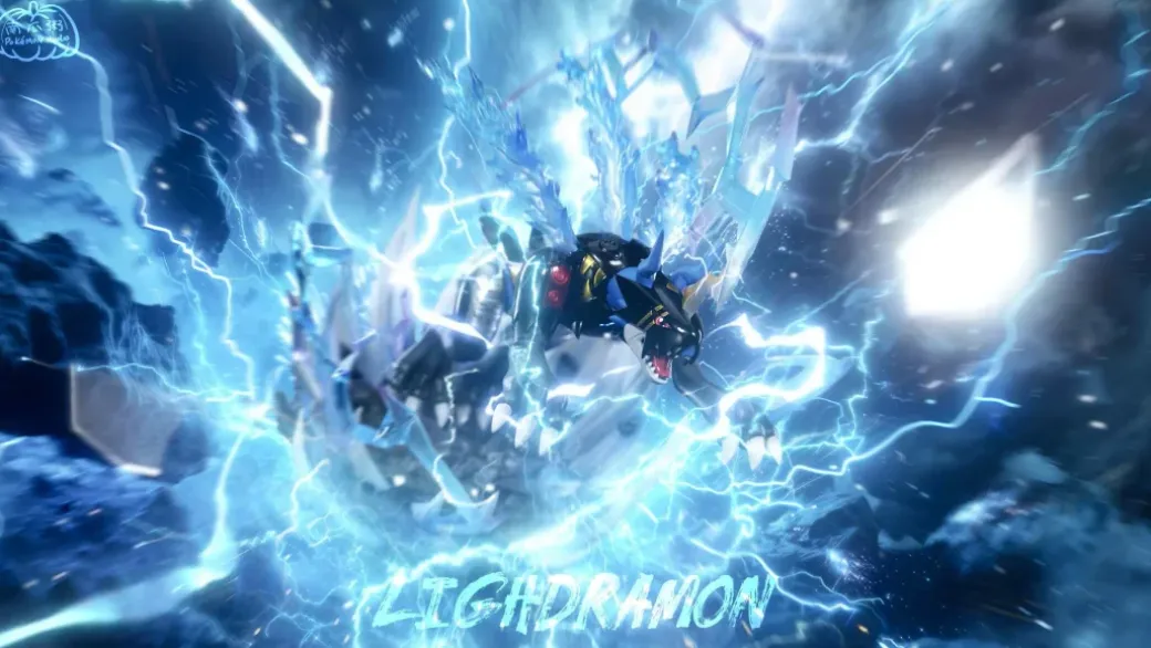MH Scale Lighdramon - Digimon Resin Statue - Pokemon Studio