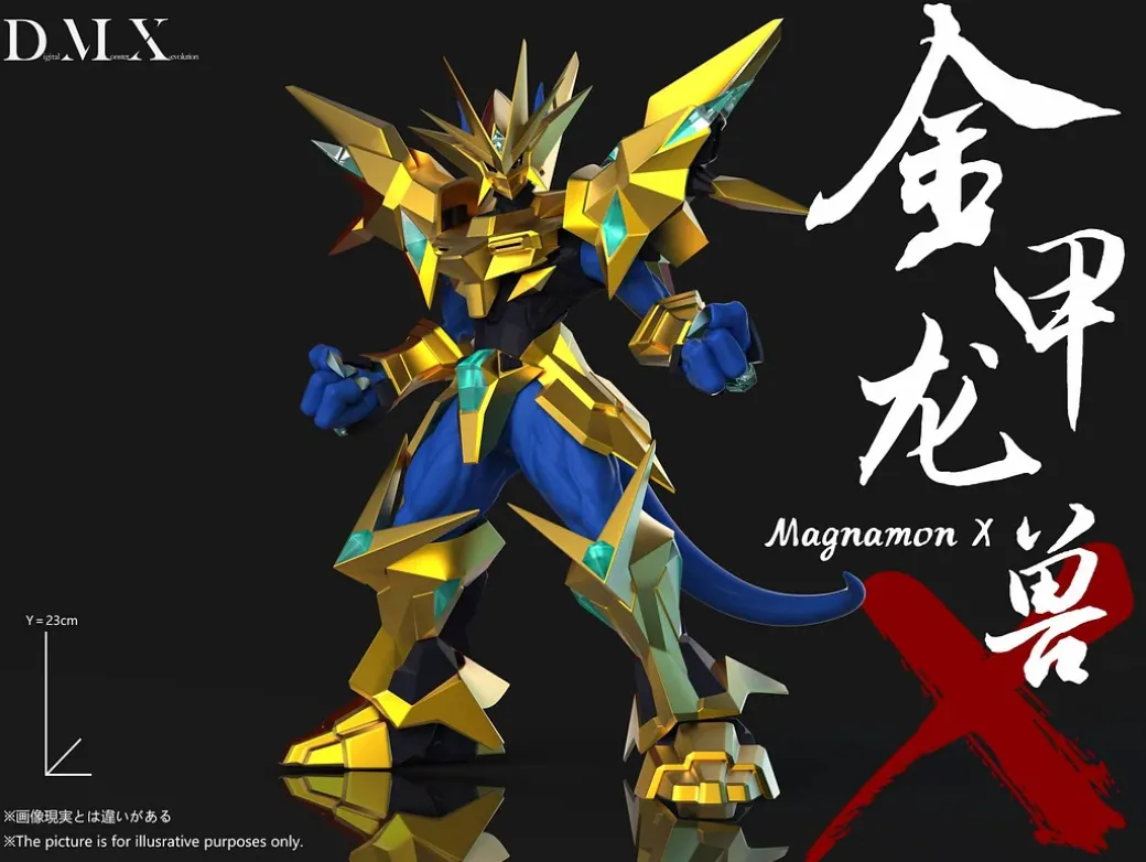 MH Scale Magnamon X - Digimon Statue - DMX Studios