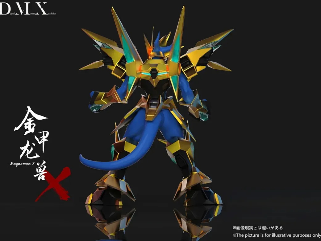 MH Scale Magnamon X - Digimon Statue - DMX Studios