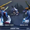 MH Scale Metal Garurumon - Digimon Statue - An-Studios