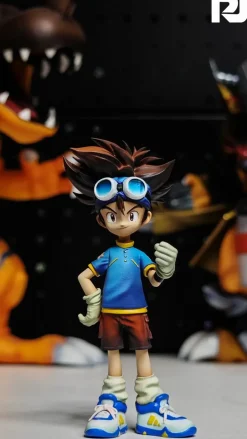 MH Scale Tai Kamiya & Agumon - Digimon Resin Statue - JinHua Studio