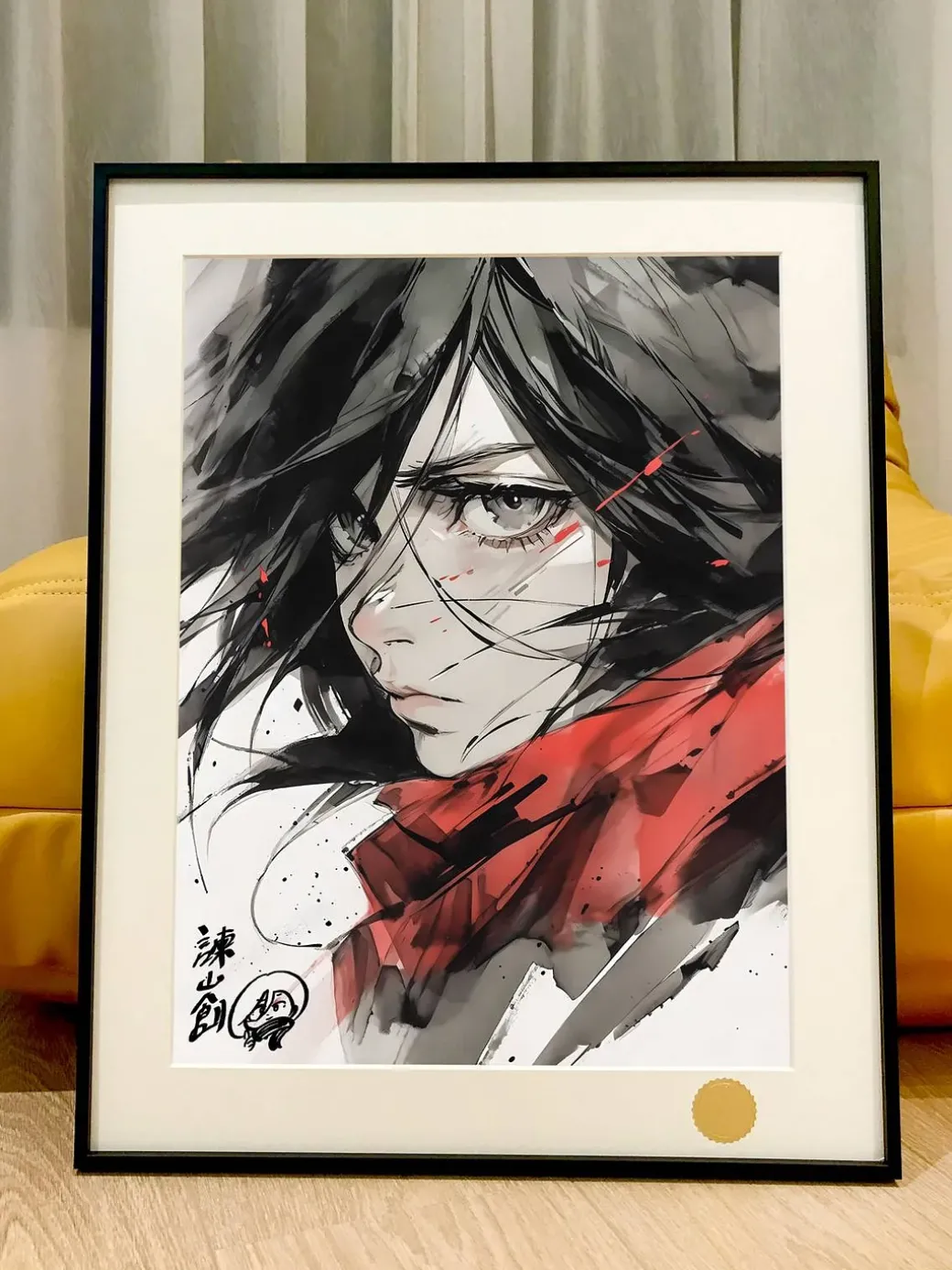 Mikasa Ackerman Decorative Painting - Attack On Titan - Xingkong Studio