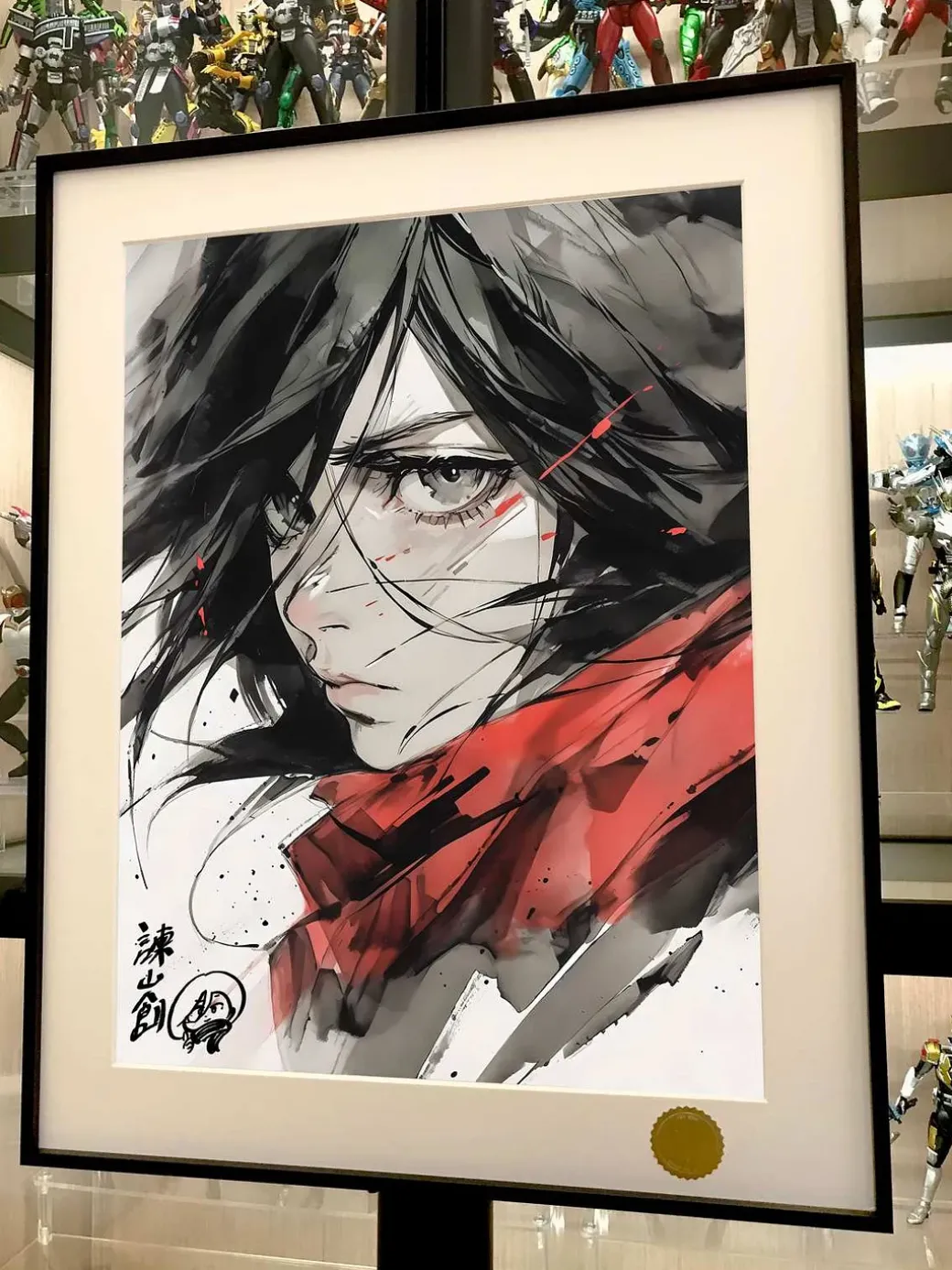 Mikasa Ackerman Decorative Painting - Attack On Titan - Xingkong Studio