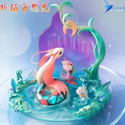 Milotic & Milotic Cosplay Pikachu - Pokemon Resin Statue - QN Studios