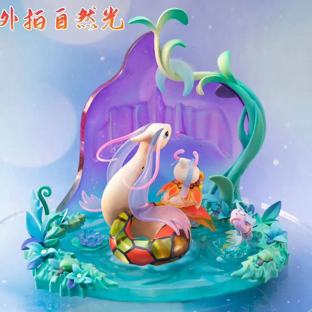 Milotic & Milotic Cosplay Pikachu - Pokemon Resin Statue - QN Studios
