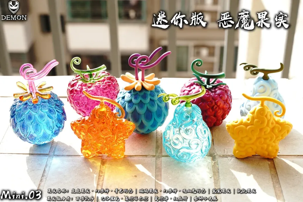Mini Series Devil Fruits Set 003 - ONE PIECE Resin Statue - Demon Studios