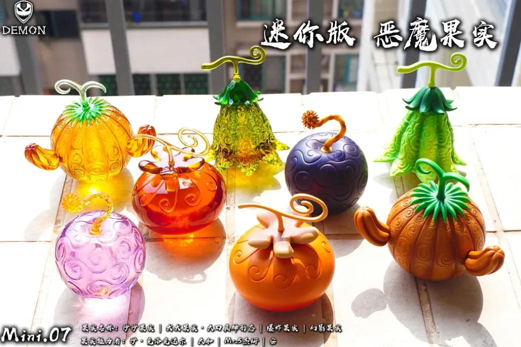 Mini Series Devil Fruits Set 007 - ONE PIECE Resin Statue - Demon Studios