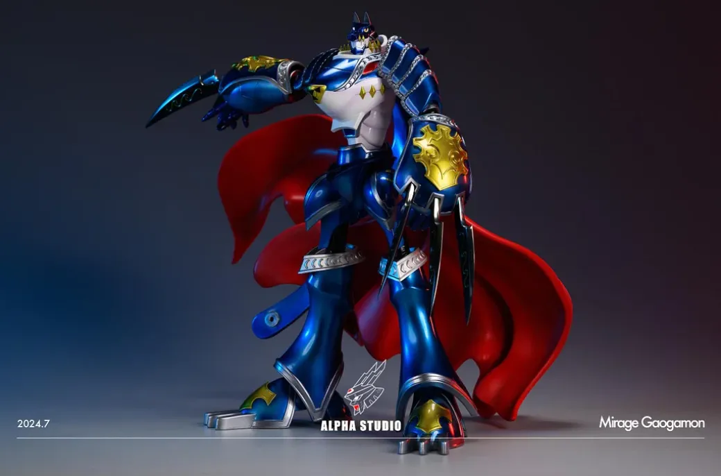 MirageGaogamon & Gaomon - Digimon Resin Statue - Alpha Studio