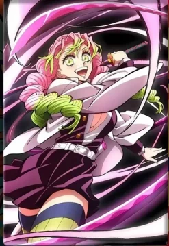 Mitsuri Kanroji & Muichiro Tokito Decorative Painting & Fridge Magnet - Demon Slayer: Kimetsu No Yaiba - BLK Studio