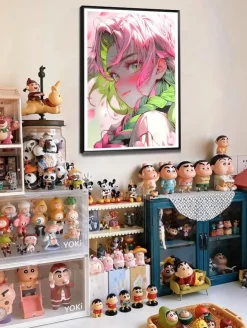 Mitsuri Kanroji Decorative Painting - Demon Slayer: Kimetsu no Yaiba Decorative Painting - AMaoHuaShe Studio