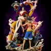 Monkey D. Luffy & Boa Hancock - ONE PIECE Resin Statue - Diamond Studios