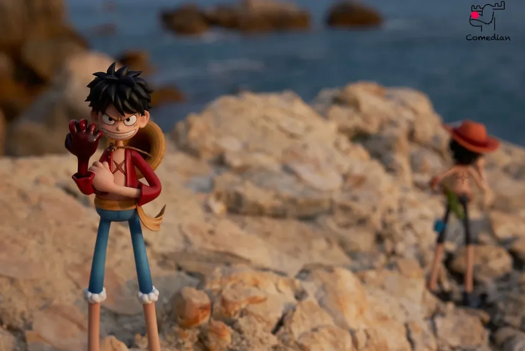 Monkey D. Luffy & Portgas D. Ace - ONE PIECE Resin Statue - Comedian Studio