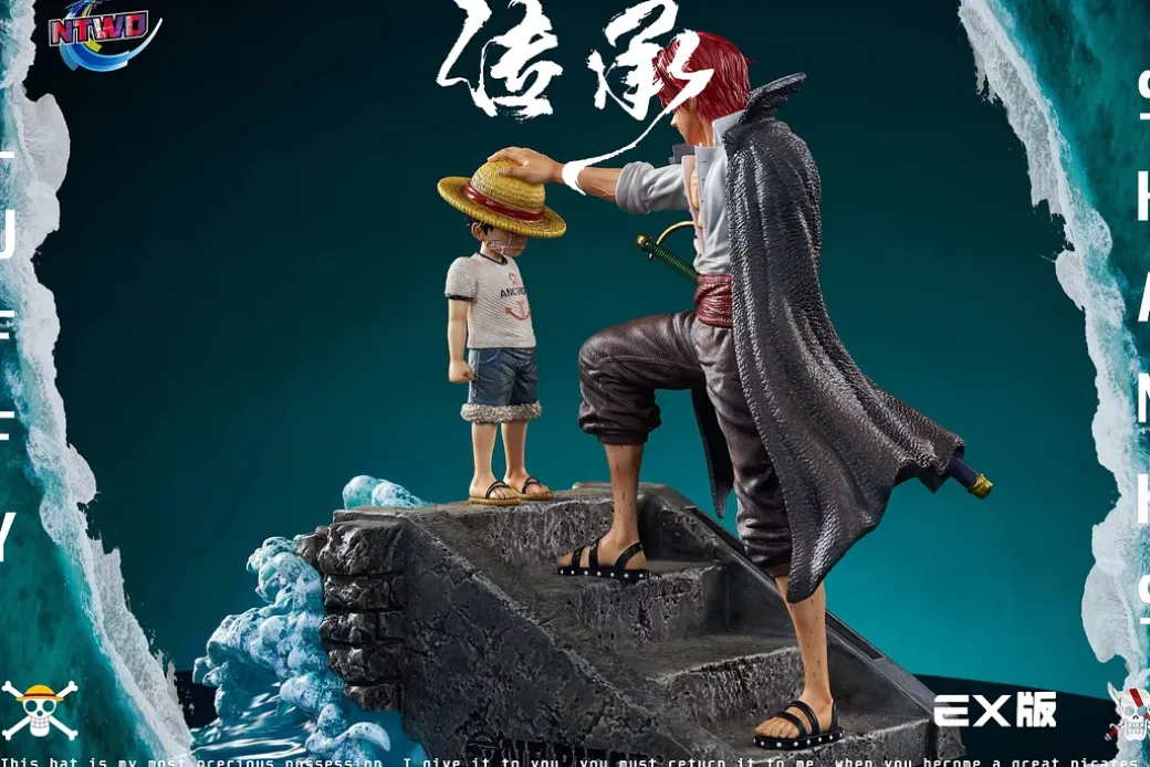Monkey D. Luffy & Shanks - ONE PIECE Resin Statue - ntwo Studio