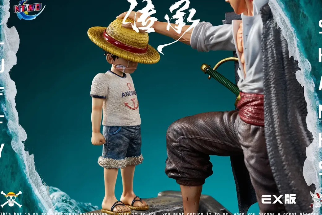 Monkey D. Luffy & Shanks - ONE PIECE Resin Statue - ntwo Studio