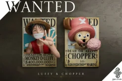 Monkey D. Luffy & Tony Tony Chopper Wanted Fridge Magnet - ONE PIECE Resin Statue - GBA Studio