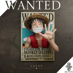 Monkey D. Luffy & Tony Tony Chopper Wanted Fridge Magnet - ONE PIECE Resin Statue - GBA Studio
