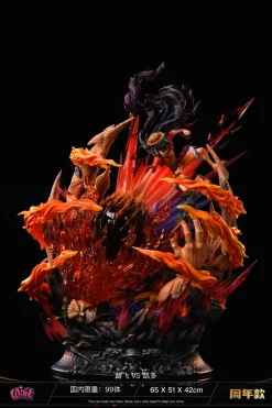 Monkey D. Luffy VS Kaido with LED - ONE PIECE Resin Statue - Wink Studio