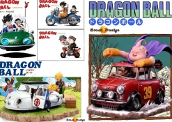 Motorcycle Series Majin Buu & Mr. Satan - Dragon Ball Resin Statue - GD Studios