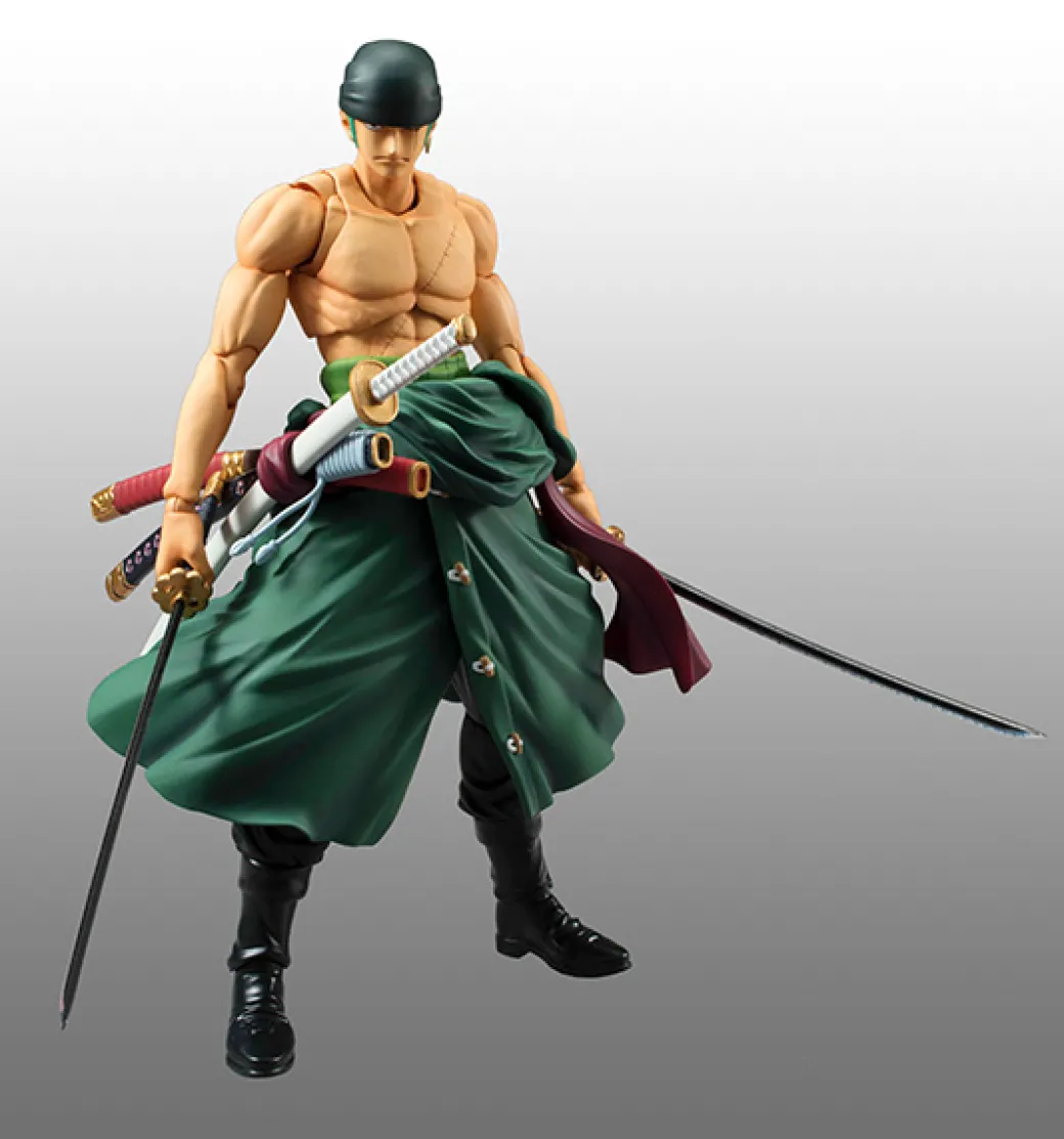 Moveable Variable Action Heroes Series Two Years Later Roronoa Zoro - ONE PIECE Official Statue - MegaHouse