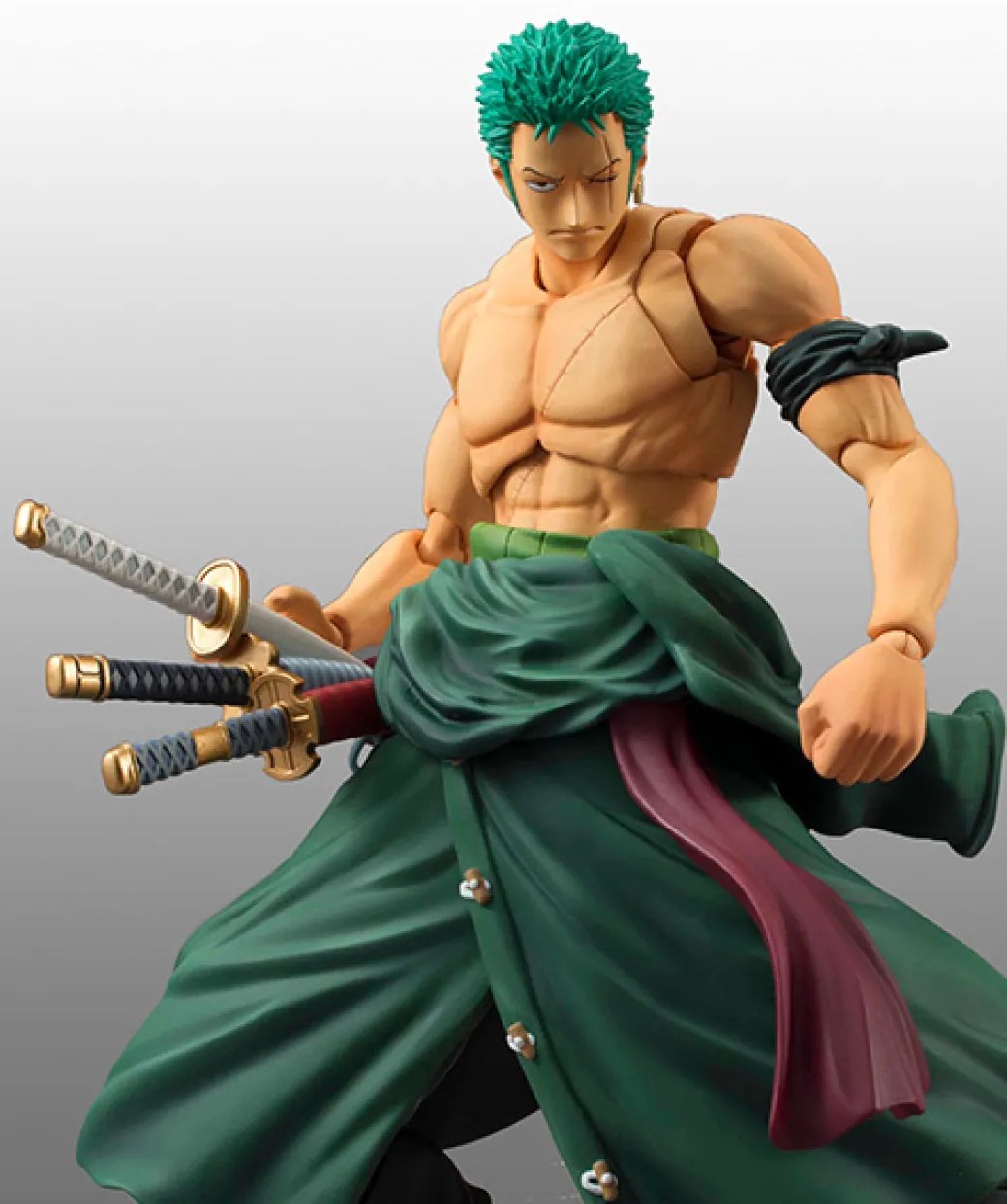 Moveable Variable Action Heroes Series Two Years Later Roronoa Zoro - ONE PIECE Official Statue - MegaHouse