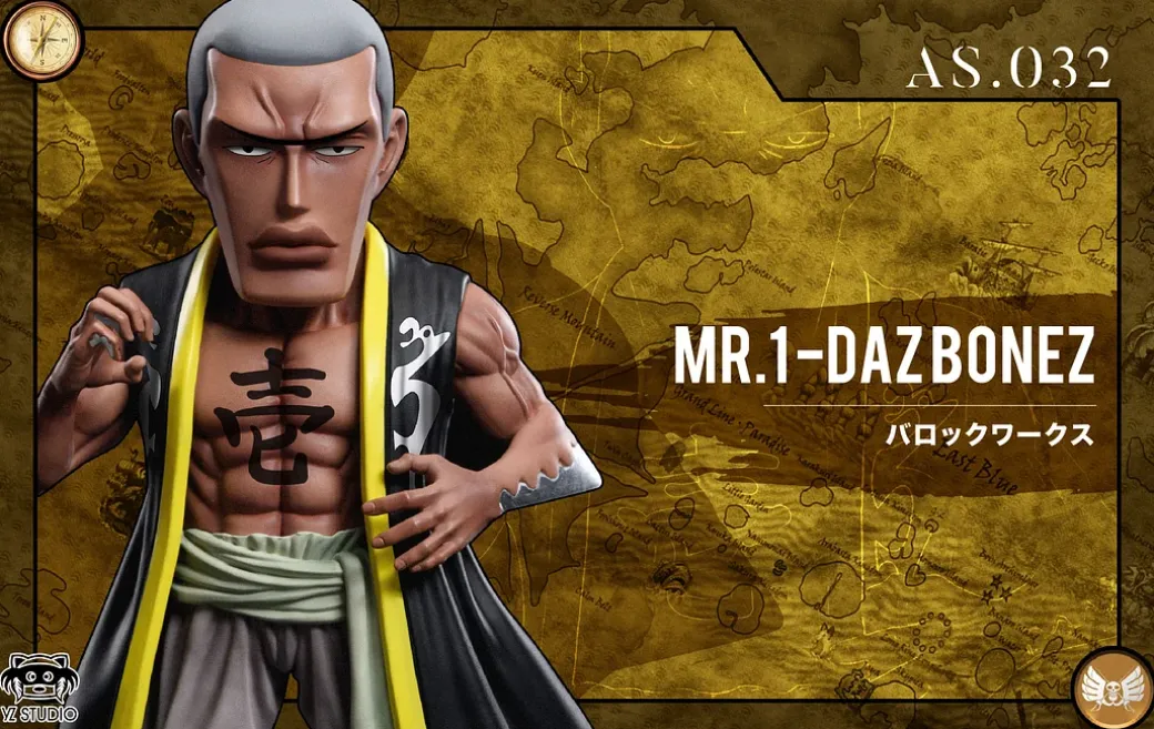 Mr. 1 Daz Bonez - ONE PIECE Statue - YZ Studios