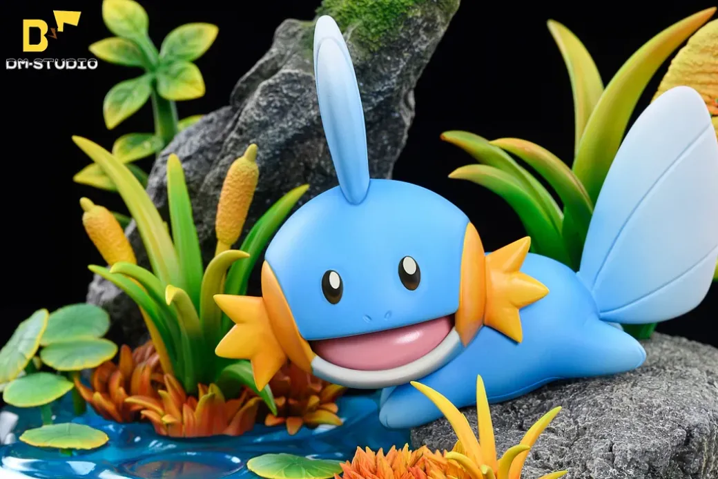 Mudkip & First Generation Squirtle – Pokemon Resin Statue – DM Studios