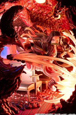 Mugen Train Kamado Nezuko with LED - Demon Slayer: Kimetsu no Yaiba Official Statue - Good Smile Company