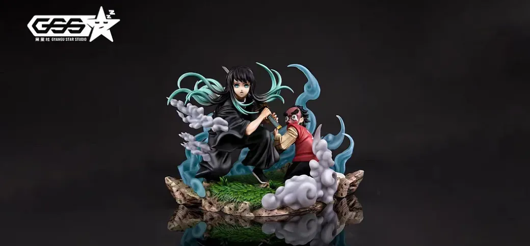 Muichiro Tokito & Kotetsu - Demon Slayer: Kimetsu No Yaiba Resin Statue - Gyangu Star Studio