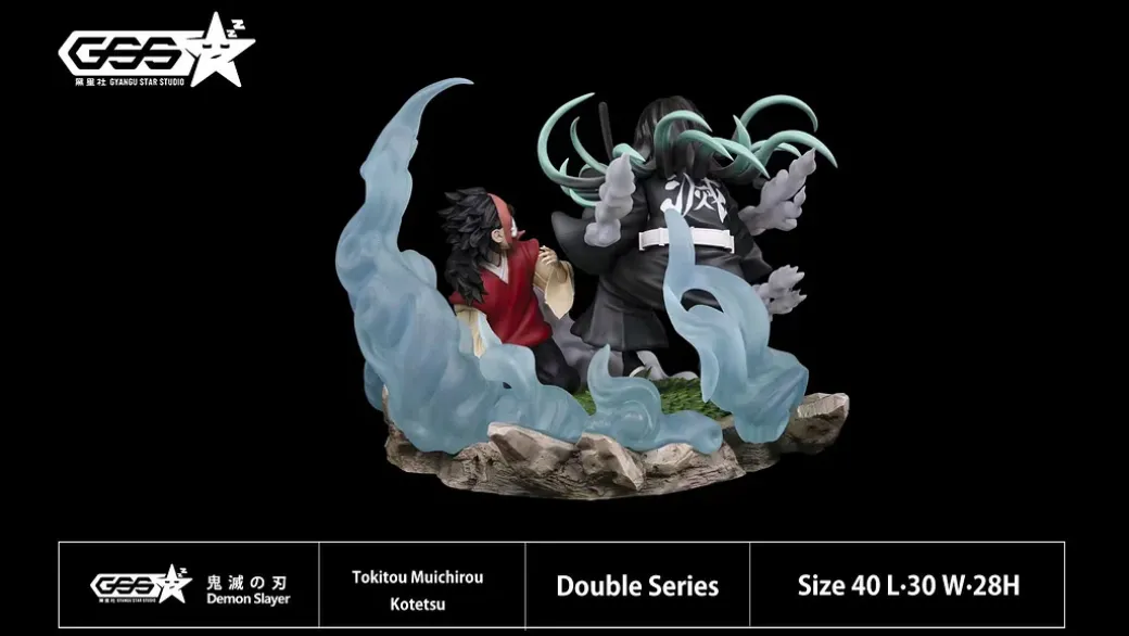 Muichiro Tokito & Kotetsu - Demon Slayer: Kimetsu No Yaiba Resin Statue - Gyangu Star Studio