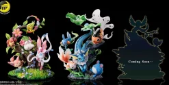 Natural Series Vaporeon & Goldeen & Seaking & Mudkip & Marill - Pokemon Resin Statue - Moon Shadow Studios