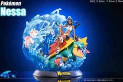 Nessa & Water-Type Pokemon - Pokemon Statue - Arctic Circle Studio
